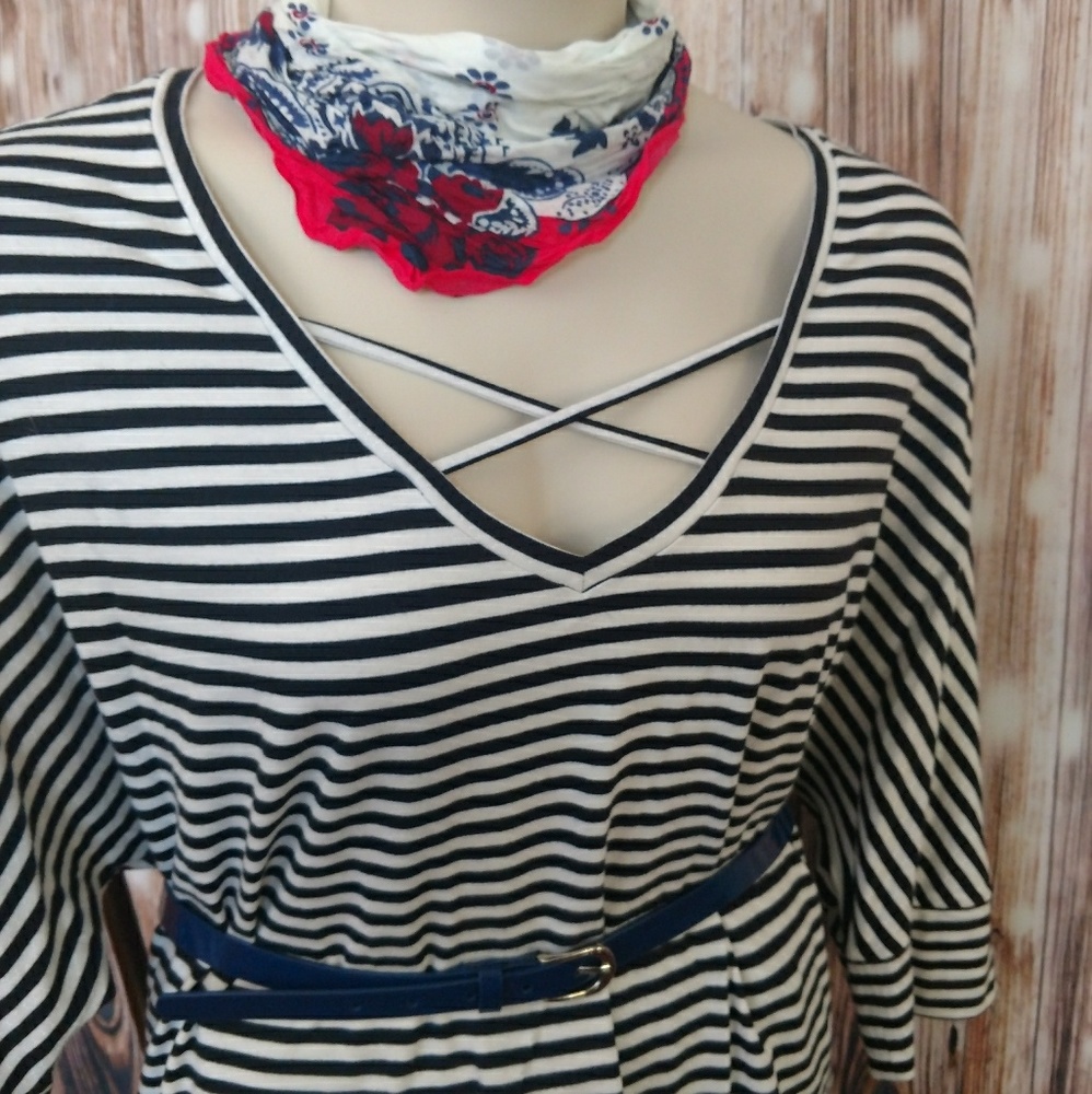 !!!3 for $25!!! 2x Striped LS Top, Boutique